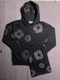 CONJUNTO DENIM TEARS ALL BLACK - ZENSTOREZENSTOREZENSTOREPRETOMCONJUNTO DENIM TEARS ALL BLACK