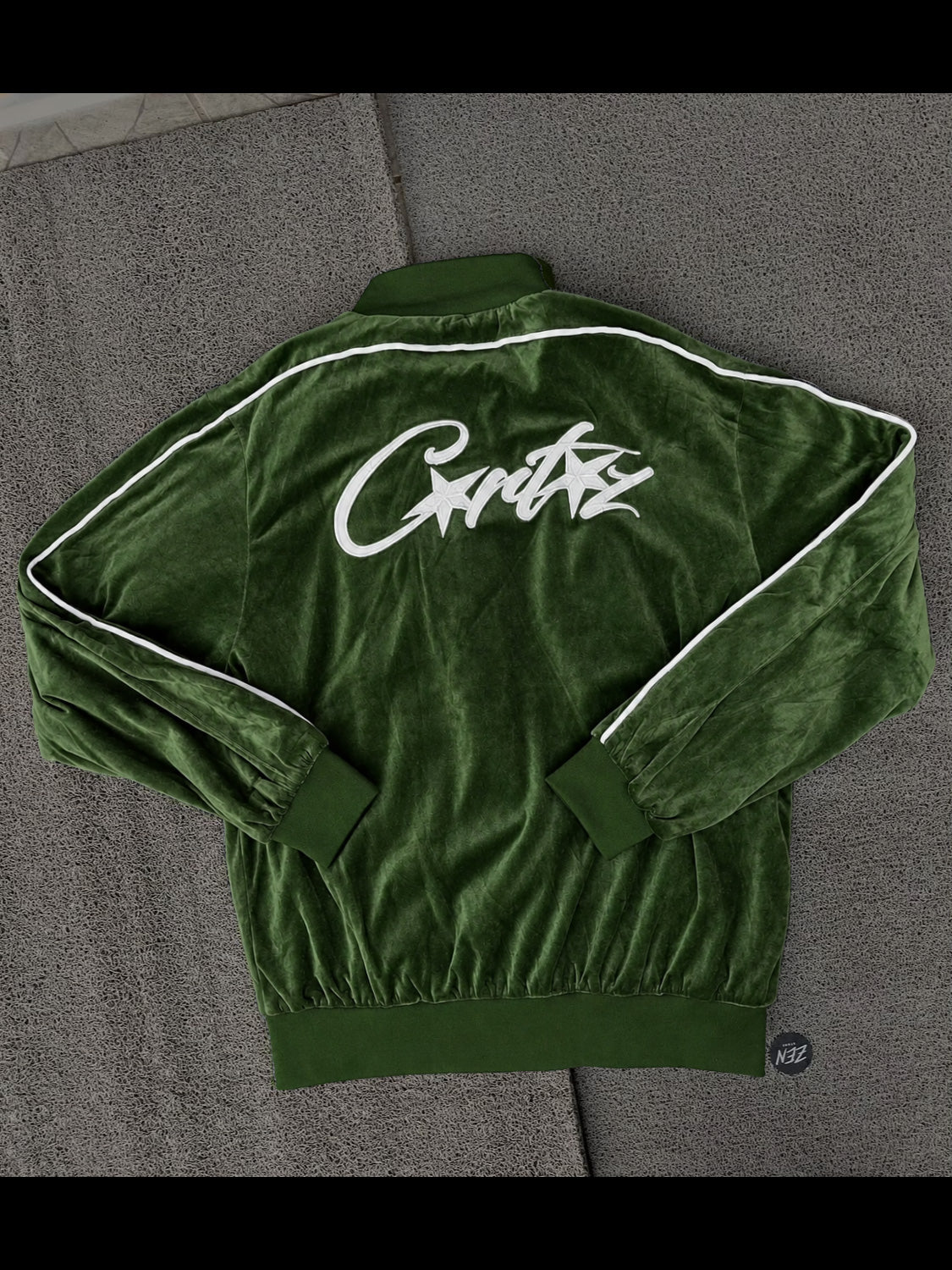 CONJUNTO CORTEZ VELUDO VERDE