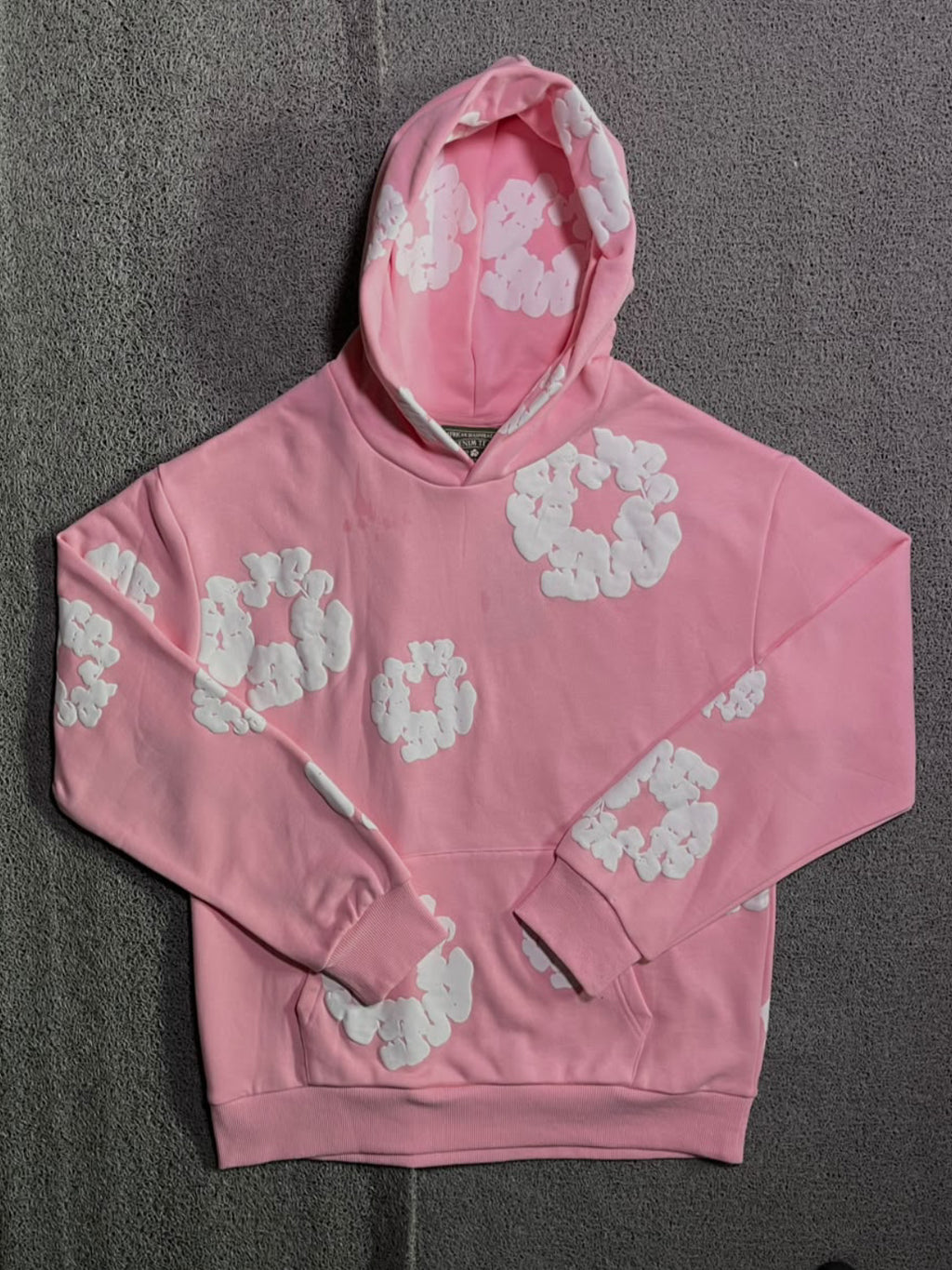 MOLETOM DENIM TEARS ROSA